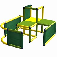 Moveandstic motoric skills trainer Selma apple green/ yellow 