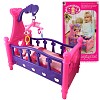 Doll cradle Doll bed with bed linen and mobile without doll 1