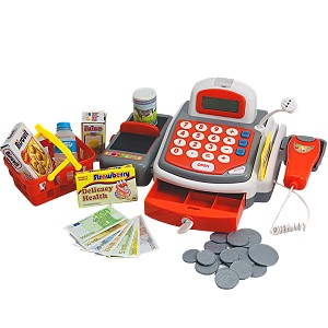 Electronic toy cash register shop cash register scanner cash register toy cash register