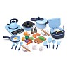 38 pieces play kitchen accessories cooking set kids  play kitchen pot pan light and sound