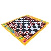 Chess play carpet with figures