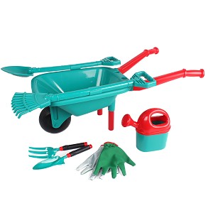 Garden set for children with wheelbarrow 7 pieces 