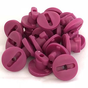 Moveandstic tube clips, set with 20 clips berrycolored