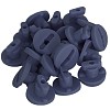 Moveandstic tube clips, set with 20 clips grey