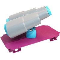 20x40cm magenta plate with gray/turquoise binoculars 2