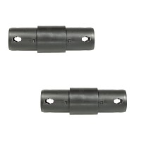 Moveandstic set of 2 surface coupling 2-armed, straight, black