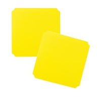 Moveandstic set of 2, plate 40 x 40 cm, yellow