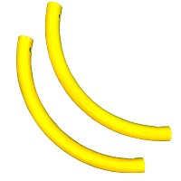 Moveandstic set of 2 pipe bends yellow