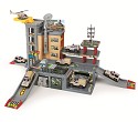 Military station playset with 2 cars and a helicopter Military station playset with 2 cars and a helicopter