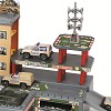 Military station playset with 2 cars and a helicopter 3