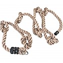 Climbing rope with 7 knots, 4 m long, Ø 26 mm