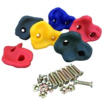 Climbing stones for climbing wall set of 6