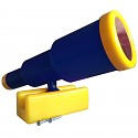 Telescopic telescope large blue / yellow