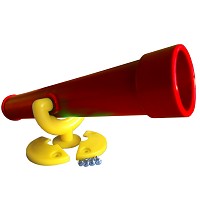 Telescope telescope standard red / yellow