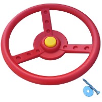 Steering wheel Ø 33 cm red