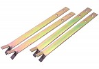 Set of 4 ground anchors 300 x 30 x 3mm flat iron