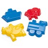 Sand and water shell incl. garden set, bucket, watering can and 4 molds 4
