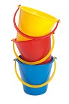 Sand and water shell incl. garden set, bucket, watering can and 4 molds 5