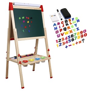 Child’s black board with magnet and white board with surface and accessory