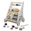 Baby walker with xylophone white, wooden walker 1