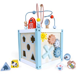 Motor skills cube pastel with motor skills loop