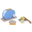 Toaster wooden toys children's kitchen play kitchen shop accessories 9-piece play set