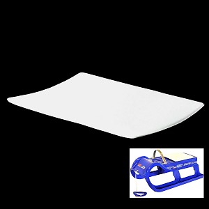 EKO-sledge seat cushion - 10mm to Snow-Star 80, white