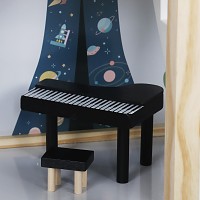 Detailansicht Musikzimmer - Klavier