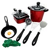 10-piece play kitchen accessories cooking set children's play kitchen pot pan doll kitchen
