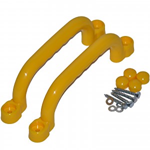 Handles 2 pieces including screws yellow