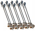 Ground anchor 10 anchor set