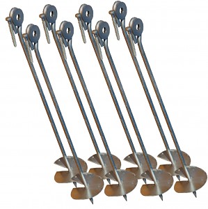 Ground anchor set of 8 anchor set 