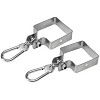 Set of 2 swing hooks 90 x 90mm galvanized