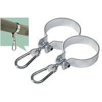 Set of 2 swing hooks 100mm galvanized