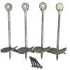 Set of 4 ground anchors - 30 cm