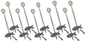Set of 10 ground anchor 30 cm ground anchor play tower accessory swing anchor tent anchor 