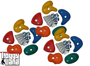 Climbing stone set 15 pieces size S