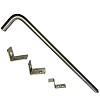 Floor slider stainless steel 400 mm floor bolt