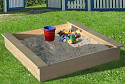 Sandpit with cover 180x180cm