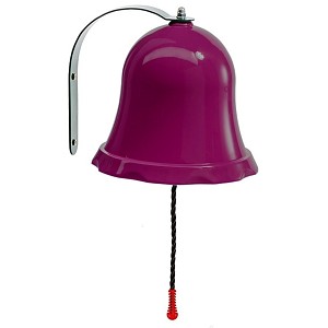 Ship bell bell for play tower or play house magenta pink