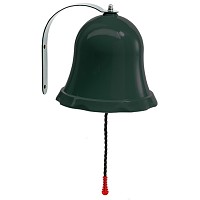 Ship bell bell for play tower or play house titanium grey dark grey