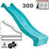 Wave Slide 3m with water connection turquoise