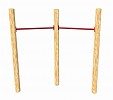 LoggyLand playground set GYM II - bar gymnastic bar