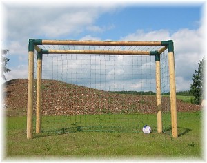 Soccer goal wood extra solid football goal