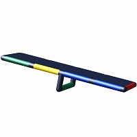 Move and Stic dog rocker GOFI Benetton/Titangrau