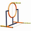 Move and Stic Agility dog jumping ring 35 cm Orange/Titangrau 2