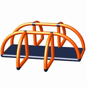 Minka und Fred - dog course ARI orange/ titanium gray