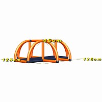 Minka und Fred - dog course ARI orange/ titanium gray 2