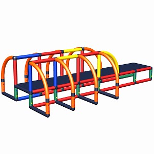 Minka und Fred - XXL dog course HUBERT Multicolor