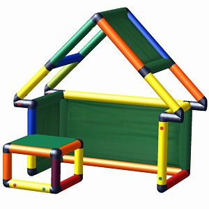 Moveandstic play house and motoric trainer Costa multi colored